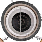 2026 Kamado barbacoa parrilla y ahumador cerámico 81 cm v7356