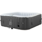 2026 Spa Hinchable "riviera" De Pvc - 6 Plazas - Gris/blanco