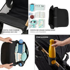 2026 Kinderkraft MOOV2 Silla de Coche 3 en 1, EVA, Mink PRO I-Size, Sistema de Viaje, Cochecito para Bebé, Silla de Paseo, Plegable, para Recién Nacido, Desde el Nacimiento hasta los 3 Años, Gris