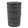 2026 Nuevo Good Ideas Rain Wizard barril de lluvia estilo roble americano con textura de piedra capacidad 50 galones