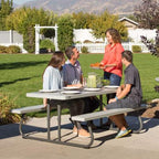 2026 Nueva mesa de picnic plegable clásica de 6 pies 48