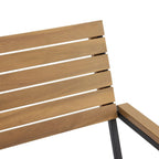 2026 Conjunto de jardín de madera de acacia Rhodos – Elegancia natural y confort para 4 personas