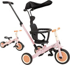 2026 Olmitos - Triciclo Evolutivo de Bebé 5 en 1 GYRO + - Bicicleta Niños Desde 1 Año hasta 5 años - De Triciclo a Bicicleta con o sin Pedales – Adaptable y transformable (Gyro +, Verde)