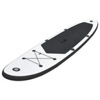 2026 Juego de tabla de paddle surf hinchable blanco y negro v7909