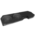 2026 Nuevo 2019 en adelante Chevrolet Silverado y GMC Sierra Crew Cab Trucks Caja de subwoofer doble de 12 pulgadas 800W RMS cargada personalizada BE GM SLVDC G4