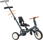 2026 Olmitos - Triciclo Evolutivo de Bebé 5 en 1 GYRO + - Bicicleta Niños Desde 1 Año hasta 5 años - De Triciclo a Bicicleta con o sin Pedales – Adaptable y transformable (Gyro +, Verde)
