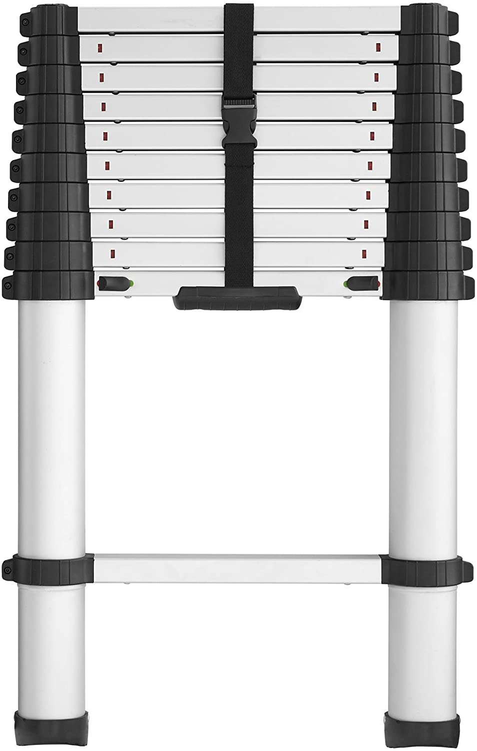 2026 Nuevo 20313T1ASE SmartClose escalera telescópica de aluminio con sistema de cierre suave sin pellizcos y bloqueo seguro capacidad 300 libras alcance máximo 16 pies