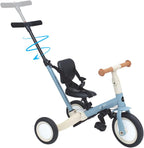 2026 Olmitos - Triciclo Evolutivo de Bebé 5 en 1 GYRO + - Bicicleta Niños Desde 1 Año hasta 5 años - De Triciclo a Bicicleta con o sin Pedales – Adaptable y transformable (Gyro +, Verde)