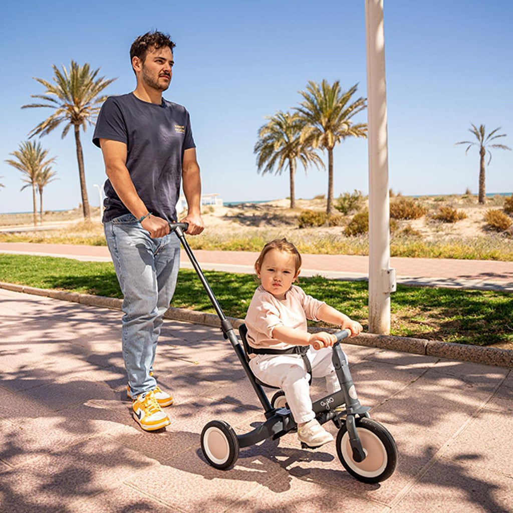 2026 Olmitos - Triciclo Evolutivo de Bebé 5 en 1 GYRO + - Bicicleta Niños Desde 1 Año hasta 5 años - De Triciclo a Bicicleta con o sin Pedales – Adaptable y transformable (Gyro +, Verde)