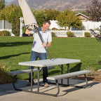 2026 Nueva mesa de picnic plegable clásica de 6 pies 48