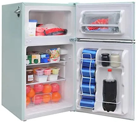 2026 Nuevo Frigidaire EFR840-RED refrigerador tipo bar retro de 2 puertas color rojo 3.2 pies cúbicos con abridor de botellas lateral