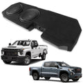 2026 Nuevo 2019 en adelante Chevrolet Silverado y GMC Sierra Crew Cab Trucks Caja de subwoofer doble de 12 pulgadas 800W RMS cargada personalizada BE GM SLVDC G4