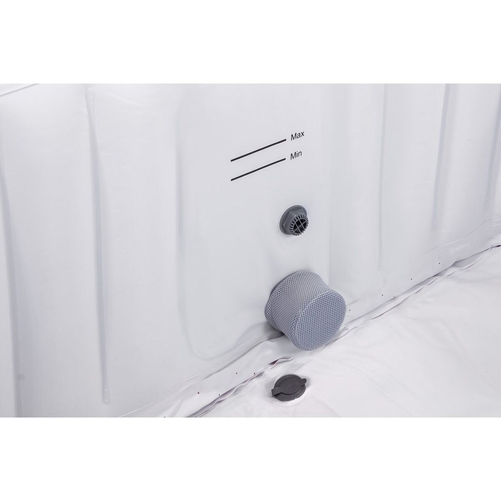 2026 Spa Hinchable "riviera" De Pvc - 6 Plazas - Gris/blanco