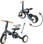 2026 Olmitos - Triciclo Evolutivo de Bebé 5 en 1 GYRO + - Bicicleta Niños Desde 1 Año hasta 5 años - De Triciclo a Bicicleta con o sin Pedales – Adaptable y transformable (Gyro +, Verde)