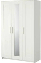 2026 Clóset con 3 puertas BRIMNES, blanco, 117x190 cm
