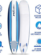 2026 Nuevo Wavestorm 8ft Classic longboard de surf