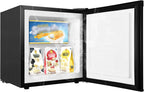 2026 Mini Congelador, Pequeño Congelador Vertical, 31L, -14℃ a -20℃, Negro, Temperatura Regulable, Silenciosos para Hogares, Oficinas