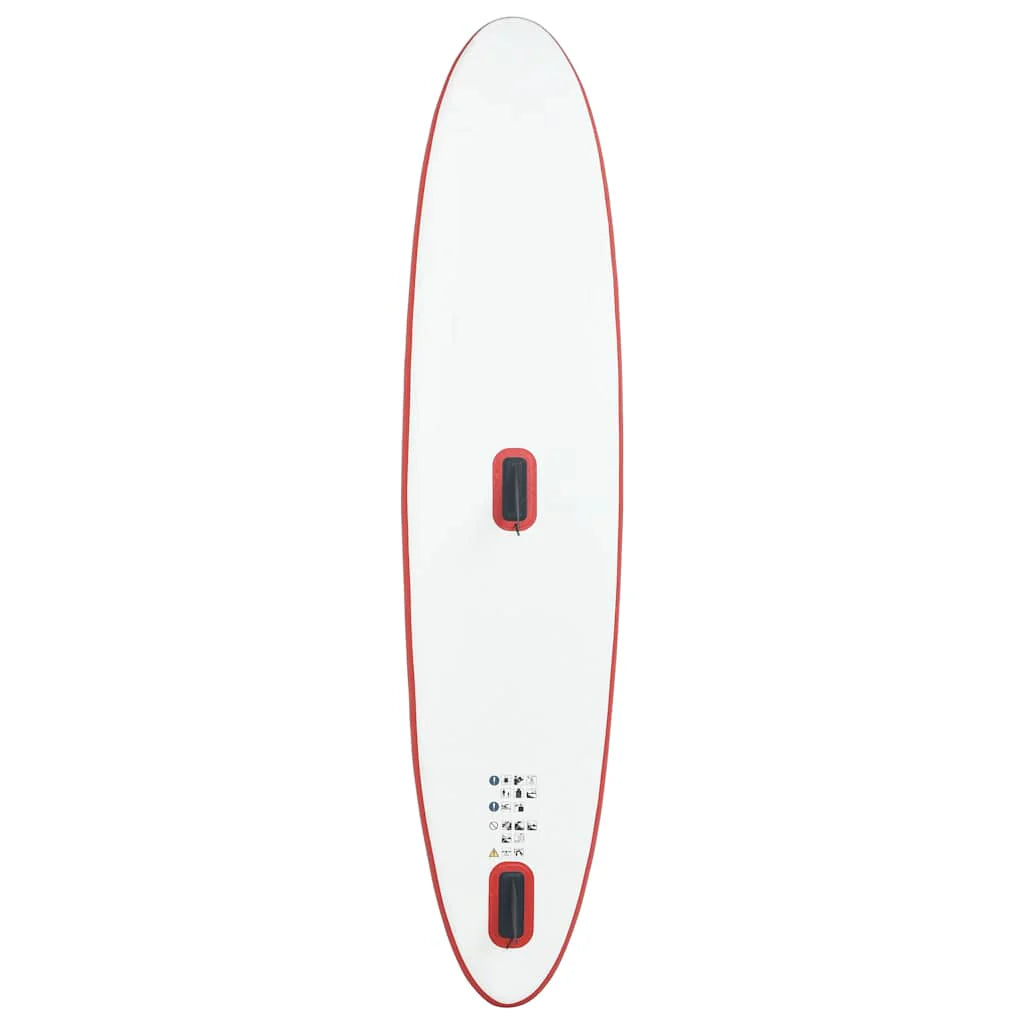 2026 Tabla de paddle surf inflable con vela roja y blanca v9776