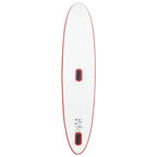 2026 Tabla de paddle surf inflable con vela roja y blanca v9776