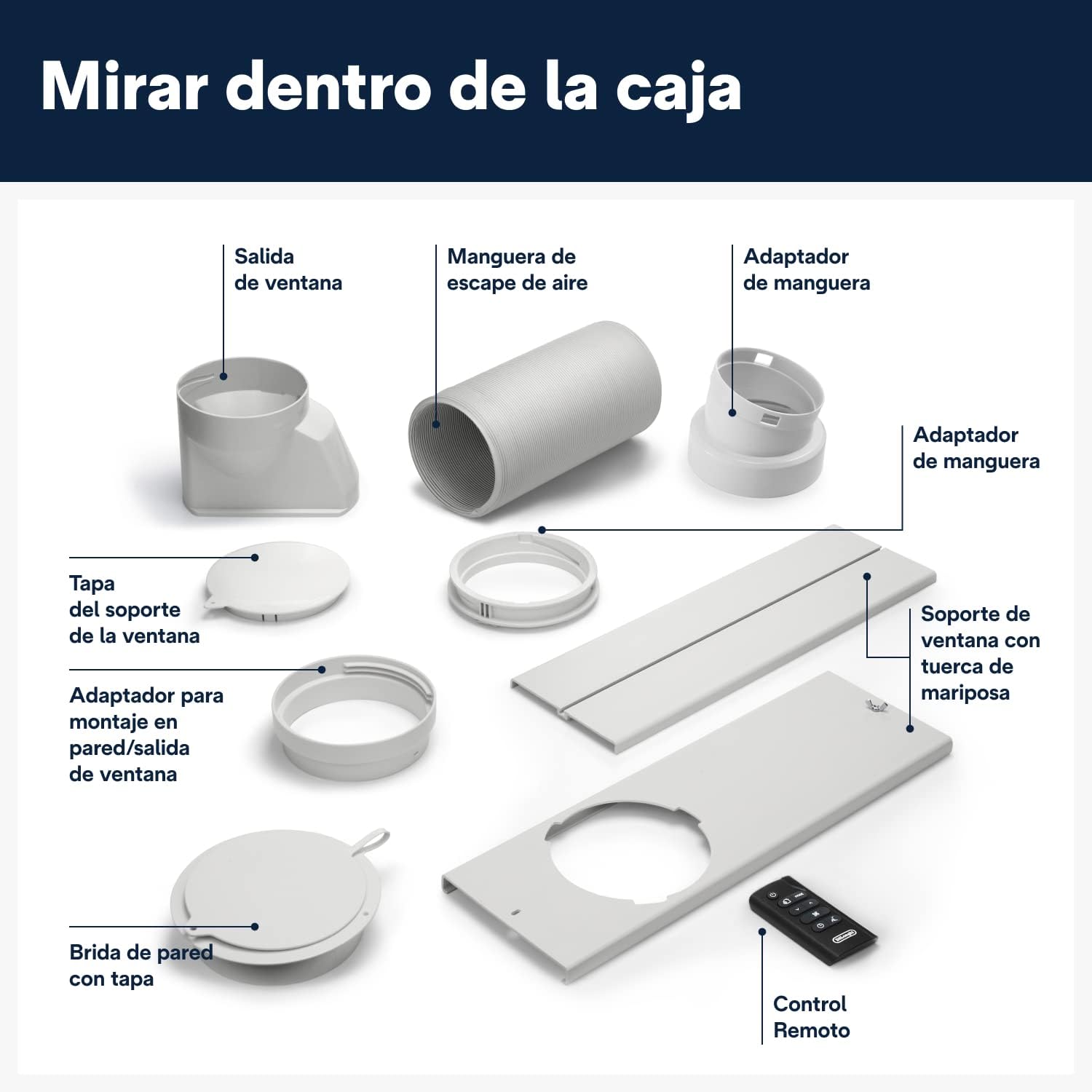 2026 Pingüino PACEL98 ECO Silent Aire Acondicionado Portátil Silencioso con Tecnología Eco Real Feel, Interfaz Digital, Función Deshumidificadora, 2.7 kW, 64 dB, Plástico, Blanco, Clasa A, 100m3