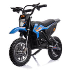 2026 Nuevo moto eléctrica de cross para niños 36V 350W 15.5 mph LED capacidad máxima 175 lb color azul