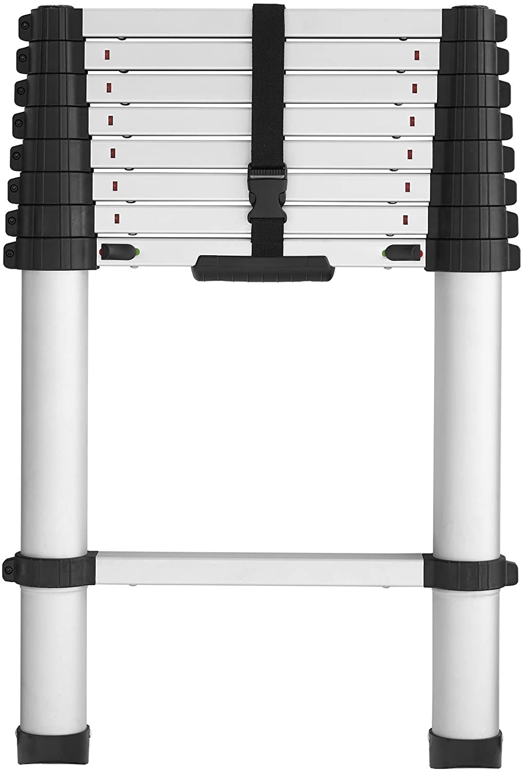 2026 Nuevo 20313T1ASE SmartClose escalera telescópica de aluminio con sistema de cierre suave sin pellizcos y bloqueo seguro capacidad 300 libras alcance máximo 16 pies