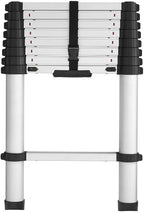 2026 Nuevo 20313T1ASE SmartClose escalera telescópica de aluminio con sistema de cierre suave sin pellizcos y bloqueo seguro capacidad 300 libras alcance máximo 16 pies