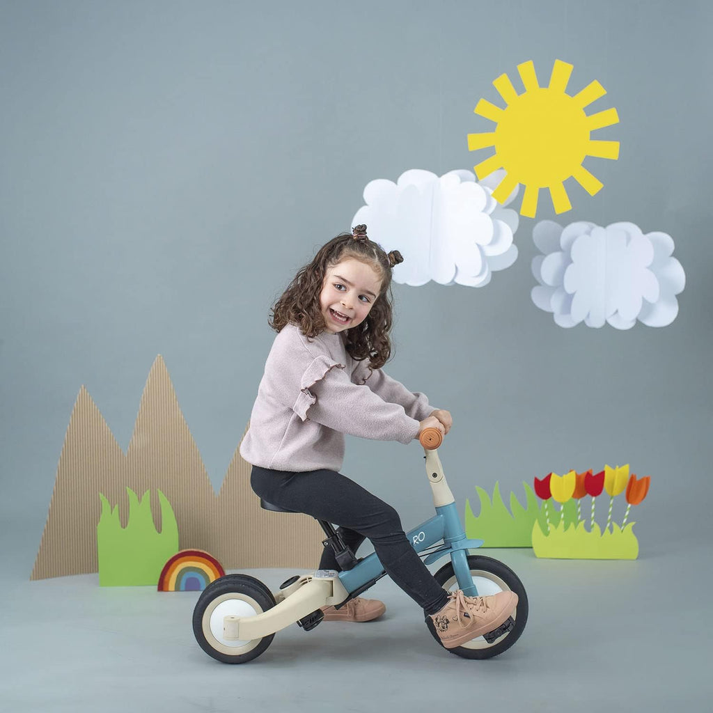 2026 Olmitos - Triciclo Evolutivo de Bebé 5 en 1 GYRO + - Bicicleta Niños Desde 1 Año hasta 5 años - De Triciclo a Bicicleta con o sin Pedales – Adaptable y transformable (Gyro +, Verde)