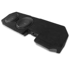 2026 Nuevo 2019 en adelante Chevrolet Silverado y GMC Sierra Crew Cab Trucks Caja de subwoofer doble de 12 pulgadas 800W RMS cargada personalizada BE GM SLVDC G4