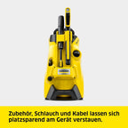 2026 Kärcher Hidrolimpiadora K 4 Power Control, presión: 130 bar, caudal: 420 l/h, rendimiento: 30 m²/h, filtro de agua, 11,5 kg, pistola y manguera de alta presión, boquilla turbo, lanza pulverizadora