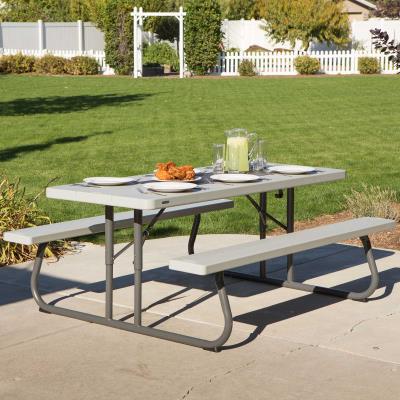 2026 Nueva mesa de picnic plegable clásica de 6 pies 48