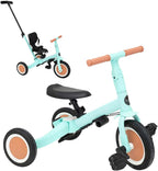 2026 Olmitos - Triciclo Evolutivo de Bebé 5 en 1 GYRO + - Bicicleta Niños Desde 1 Año hasta 5 años - De Triciclo a Bicicleta con o sin Pedales – Adaptable y transformable (Gyro +, Verde)