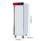 2026 Nuevo armario calentador de alimentos comercial Garvee tipo Hot Box de 16 niveles en acero inoxidable 1850W