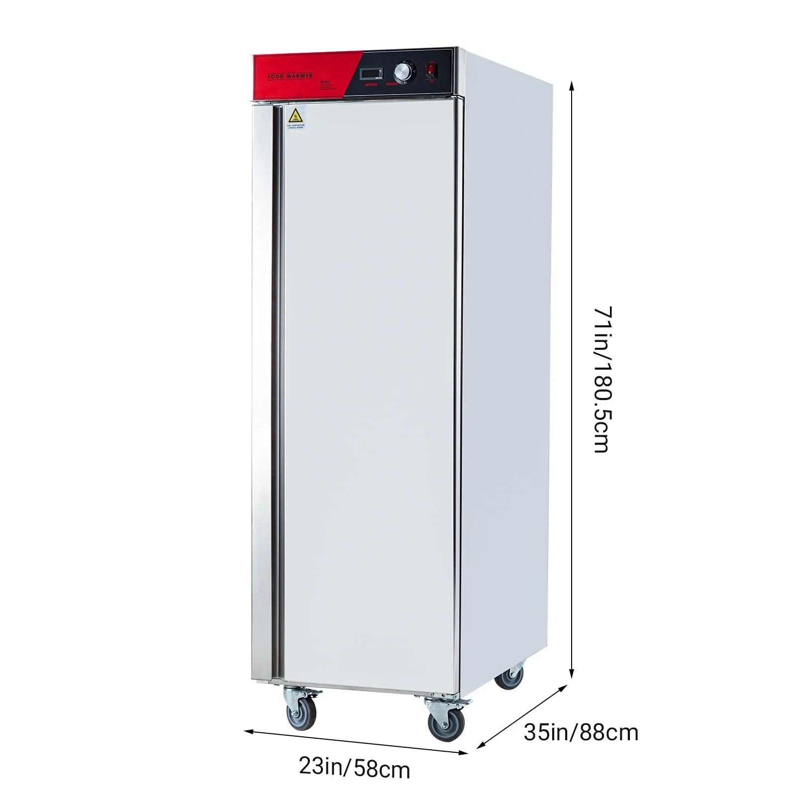 2026 Nuevo armario calentador de alimentos comercial Garvee tipo Hot Box de 16 niveles en acero inoxidable 1850W