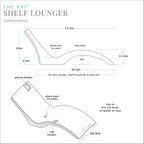 2026 Nuevo Kai Shelf Lounger, blanco (set de dos) - silla de descanso de lujo para piscina