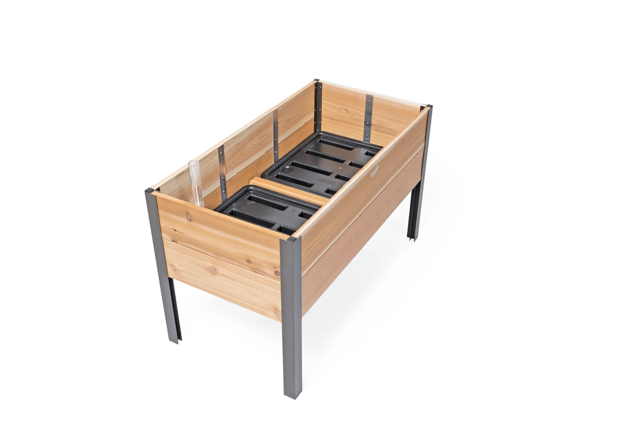 2026 Nuevo Self-Watering Elevated Cedar Planter Box 2 x 4