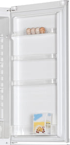 2026 Candy CCG1S 518EW - Frigorífico Combi, Ancho 55cm, Altura 1,80m, 252L, Cajón Verdulero, Control Mecánico de la temperatura, Iluminación LED, Puerta Reversible, 41DB, Blanco