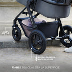2026 Kinderkraft MOOV2 Silla de Coche 3 en 1, EVA, Mink PRO I-Size, Sistema de Viaje, Cochecito para Bebé, Silla de Paseo, Plegable, para Recién Nacido, Desde el Nacimiento hasta los 3 Años, Gris