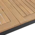 2026 Conjunto de jardín de madera de acacia Rhodos – Elegancia natural y confort para 4 personas