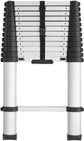 2026 Nuevo 20313T1ASE SmartClose escalera telescópica de aluminio con sistema de cierre suave sin pellizcos y bloqueo seguro capacidad 300 libras alcance máximo 16 pies