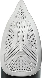 2026 Silence Pro -Centro de planchado, autonomía ilimitada, 8 bares, golpe vapor 600 g/min, suela Microsteam, función ECO y depósito cal, 1.3 litros, Color Negro Y Gris DG9248