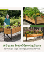 2026 Nuevo Elevated Cedar Planter Box 2 x 8